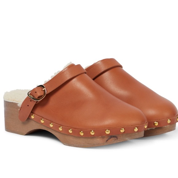 Ancient Greek Sandals shearling clog - Picture 2 of 6